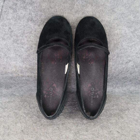 Merrell Shoes Womens 8 Wedge Mary Jane Slip On Leather Petunia Comfort Fashion - Picture 7 of 15